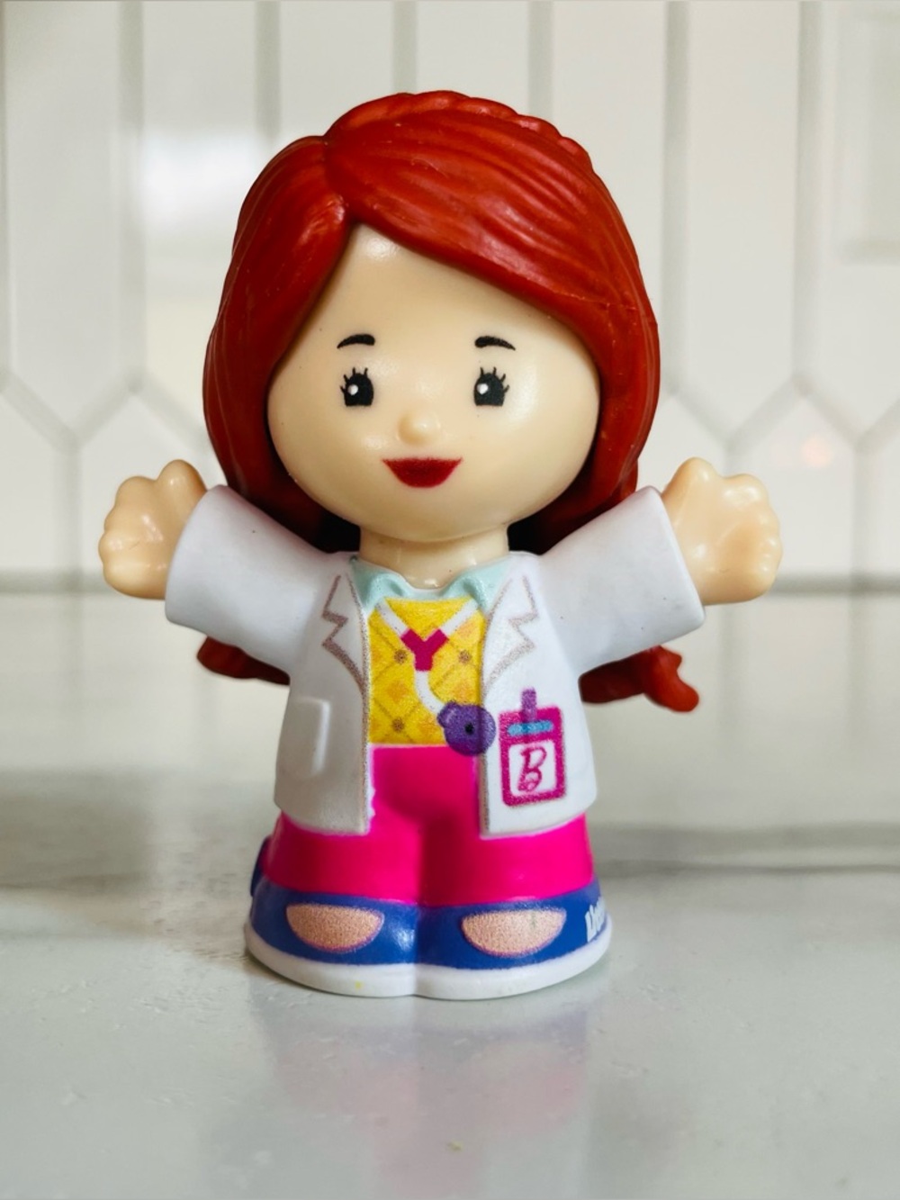 Fisher Price Little People “Barbie You Can Be Anything” Doctor Figure